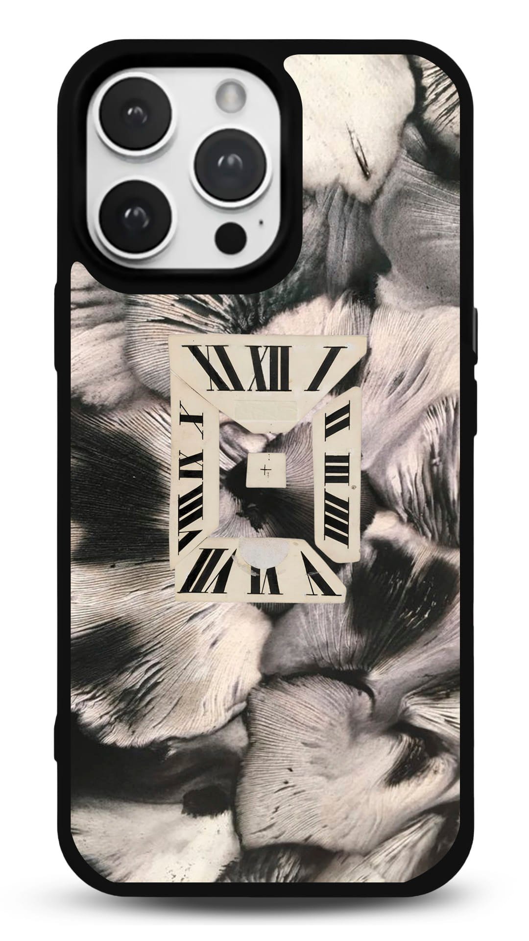 MDW-GS-018 Roma Rakamlı Saat Gloosy Telefon Kılıfı - Görsel 1