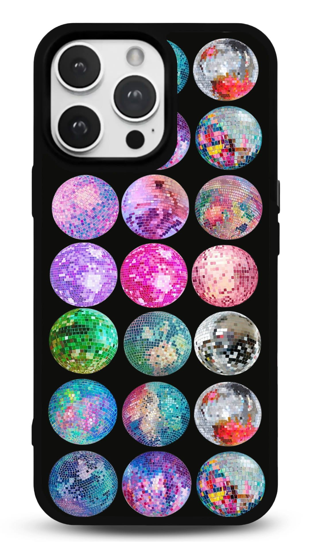 MDW-GS-019 Disko Topları Gloosy Telefon Kılıfı - Görsel 1