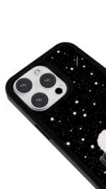 Yıldızlı Fiyonklu Tavşan Gloosy Telefon Kılıfı - Görsel 3