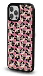 Pembe Kedi Deseni Gloosy Telefon Kılıfı - Görsel 2