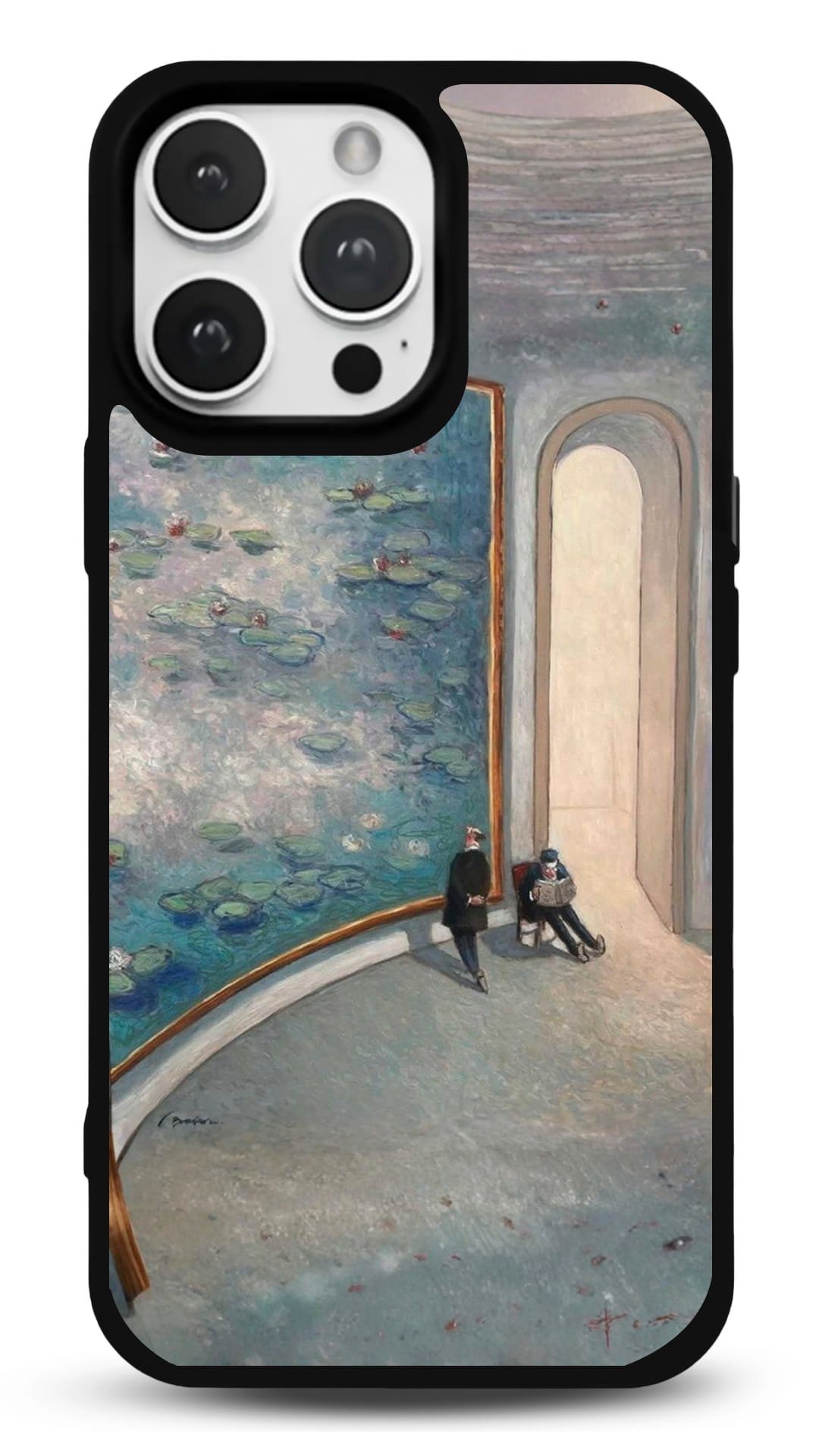 MDW-GS-027 Nilüferler Sergisi Gloosy Telefon Kılıfı - Görsel 1