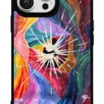 Semazen tasarımlı Glossy telefon kılıfı, arkadan görünüm