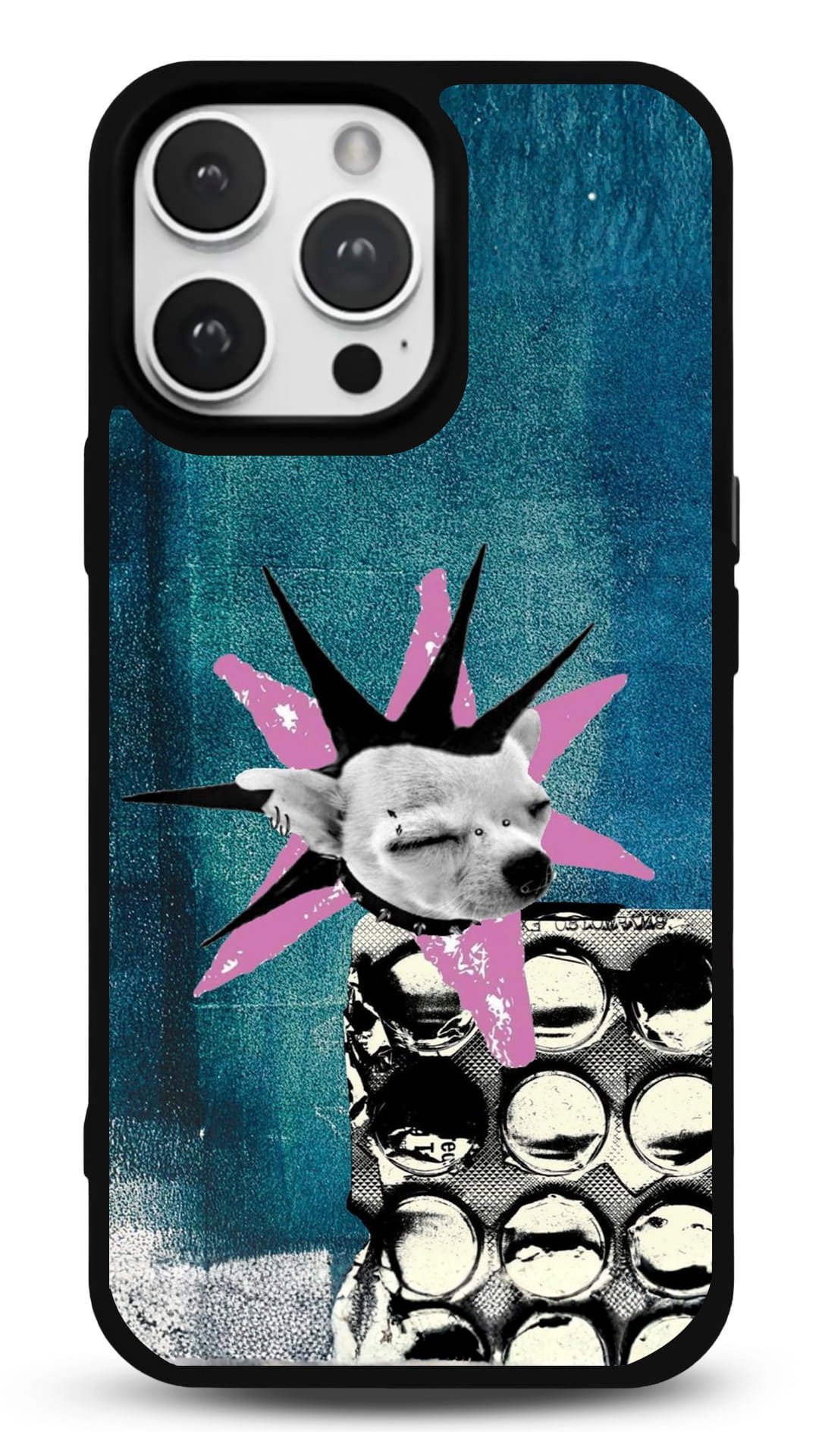 MDW-GS-033 Punk Köpek Gloosy Telefon Kılıfı - Görsel 1