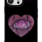 Piksel Kalp Gloosy Telefon Kılıfı