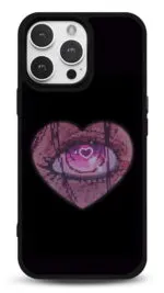 Piksel Kalp Gloosy Telefon Kılıfı