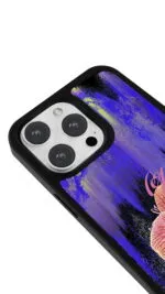 Glitch Orkide Gloosy Telefon Kılıfı - Görsel 3