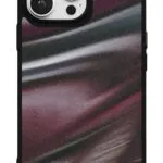 Bordo Işık Akışı Gloosy Telefon Kılıfı