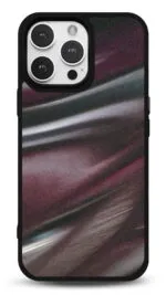 Bordo Işık Akışı Gloosy Telefon Kılıfı