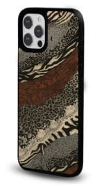 Safari Deri Deseni Glossy Telefon Kılıfı - Görsel 2