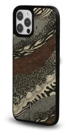 Safari Deri Deseni Gloosy Telefon Kılıfı - Görsel 2