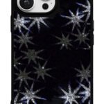 Simli Kar Yıldızları Gloosy Telefon Kılıfı