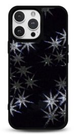 Simli Kar Yıldızları Gloosy Telefon Kılıfı