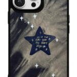 Stars Align tasarımlı Glossy telefon kılıfı, arkadan görünüm