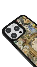 Ayetel Kürsi Çiçekli Gloosy Telefon Kılıfı - Görsel 3