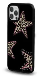 Leopar Yıldızlar Gloosy Telefon Kılıfı - Görsel 2