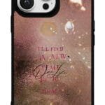 One Life tasarımlı Glossy telefon kılıfı, arkadan görünüm