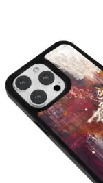 Kırmızı Hat Sanatı Gloosy Telefon Kılıfı - Görsel 3
