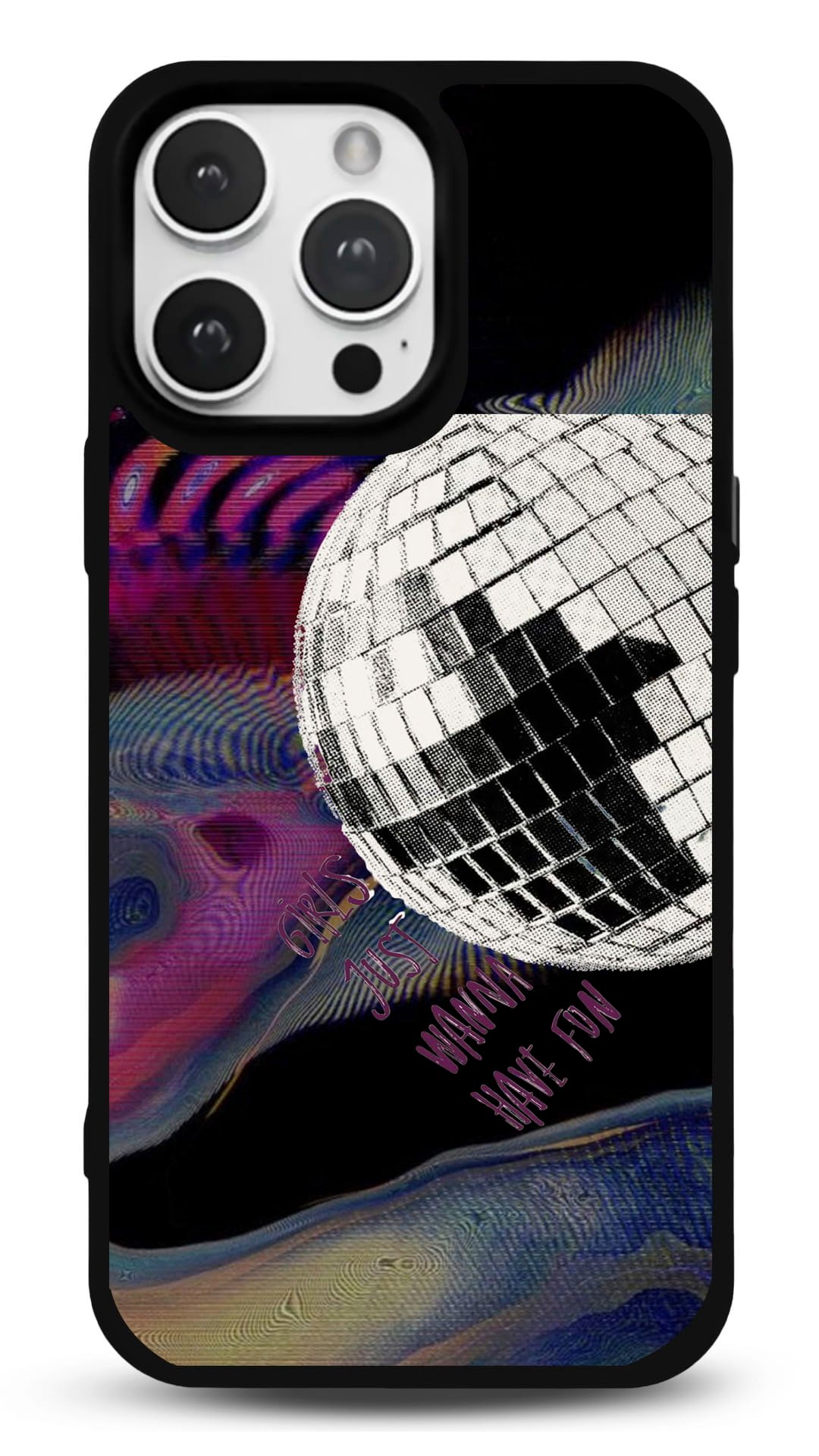 MDW-GS-063 Girls Just Wanna Have Fun Gloosy Telefon Kılıfı - Görsel 1