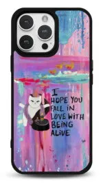 Fall In Love With Being Alive Gloosy Telefon Kılıfı