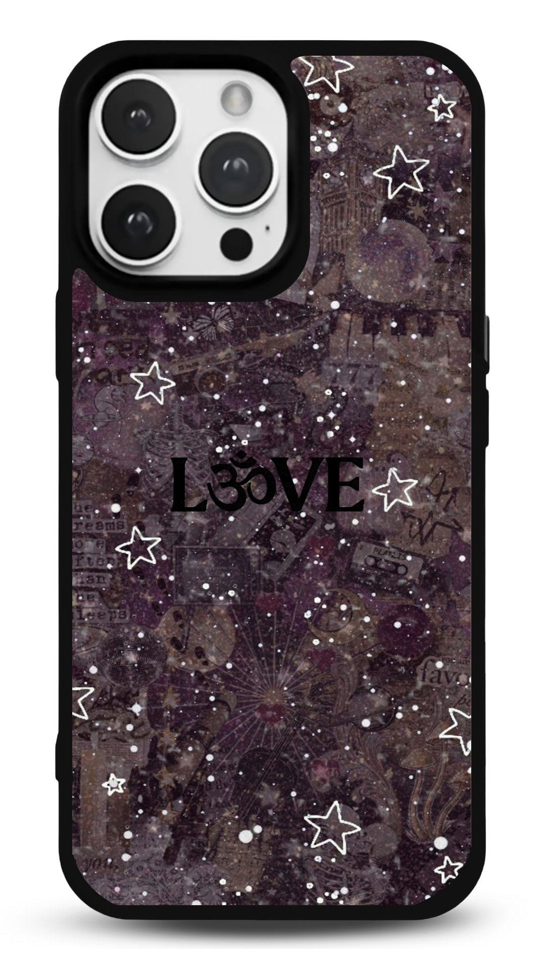 MDW-GS-070 Love Om Kolaj Gloosy Telefon Kılıfı - Görsel 1