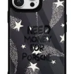 Yıldızlı Need Money Motto Gloosy Telefon Kılıfı