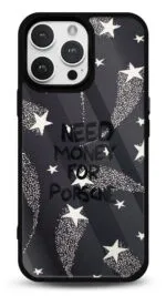 Yıldızlı Need Money Motto Gloosy Telefon Kılıfı