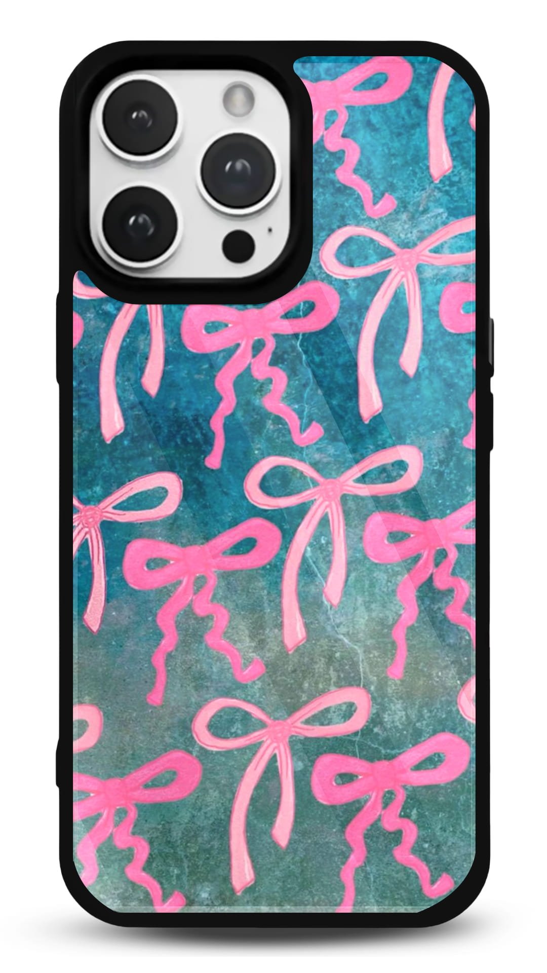 MDW-GS-072 Pembe Fiyonklar Gloosy Telefon Kılıfı - Görsel 1