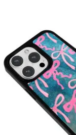 Pembe Fiyonklar Gloosy Telefon Kılıfı - Görsel 3