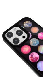 Renkli Gezegenler Gloosy Telefon Kılıfı - Görsel 3