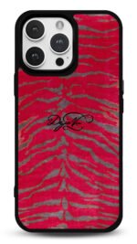 Deja Vu Kırmızı Zebra Gloosy Telefon Kılıfı