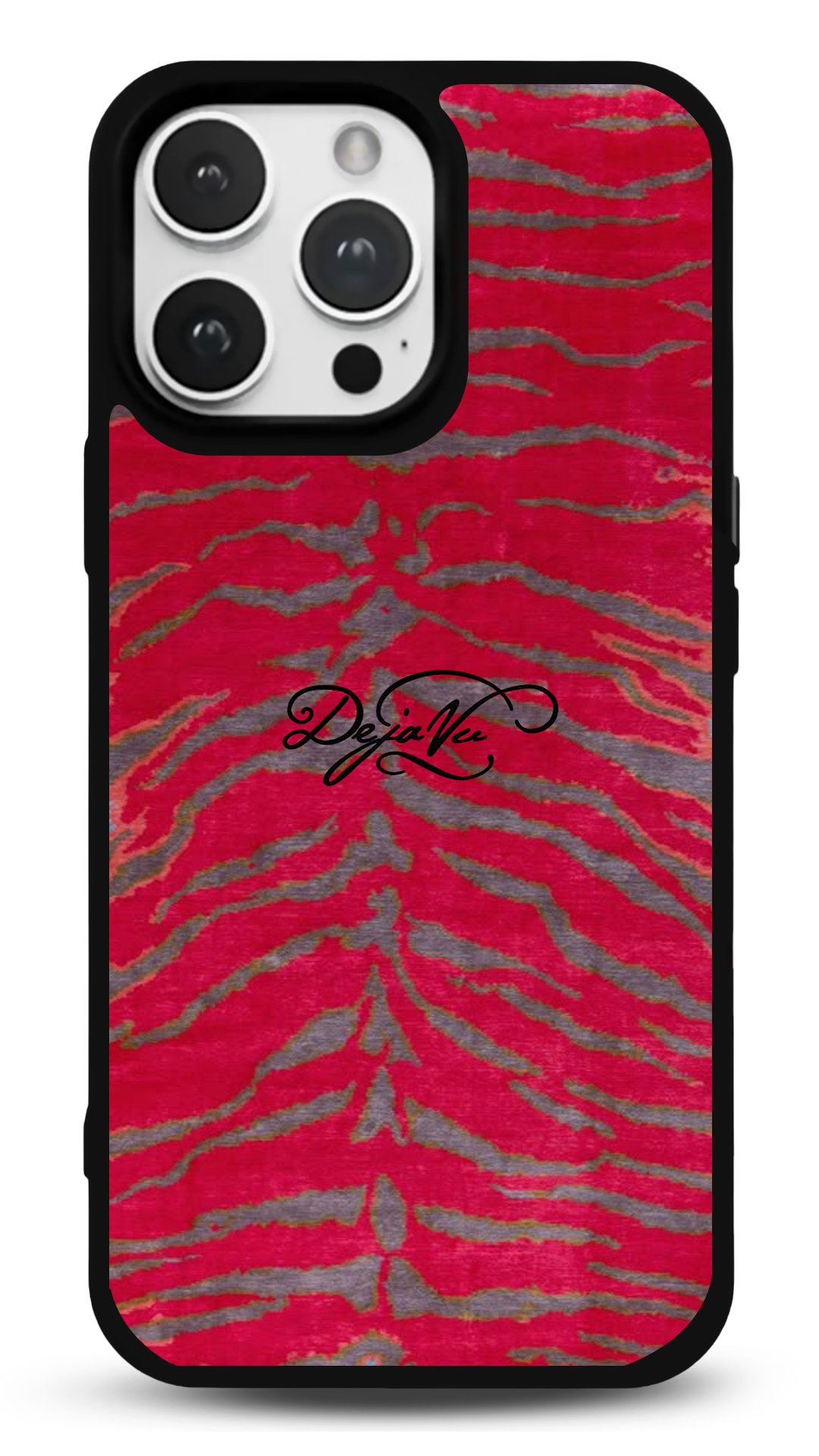 MDW-GS-087 Deja Vu Kırmızı Zebra Gloosy Telefon Kılıfı - Görsel 1