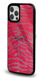 Deja Vu Kırmızı Zebra Glossy Telefon Kılıfı - Görsel 2