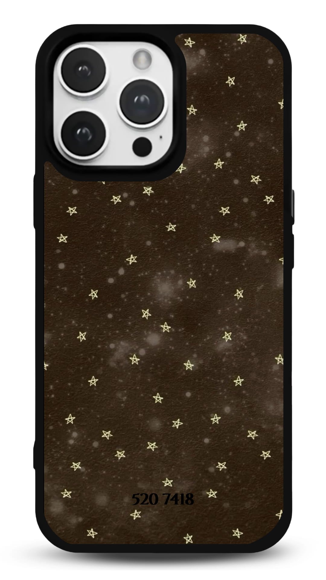 MDW-GS-092 Kahve Yıldız 520 7418 Gloosy Telefon Kılıfı - Görsel 1
