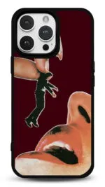 Dudak Kolaj Bordo Gloosy Telefon Kılıfı