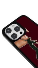 Dudak Kolaj Bordo Gloosy Telefon Kılıfı - Görsel 3