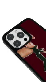 Dudak Kolaj Bordo Gloosy Telefon Kılıfı - Görsel 3