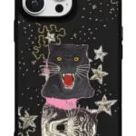 Yıldızlı Panter Gloosy Telefon Kılıfı