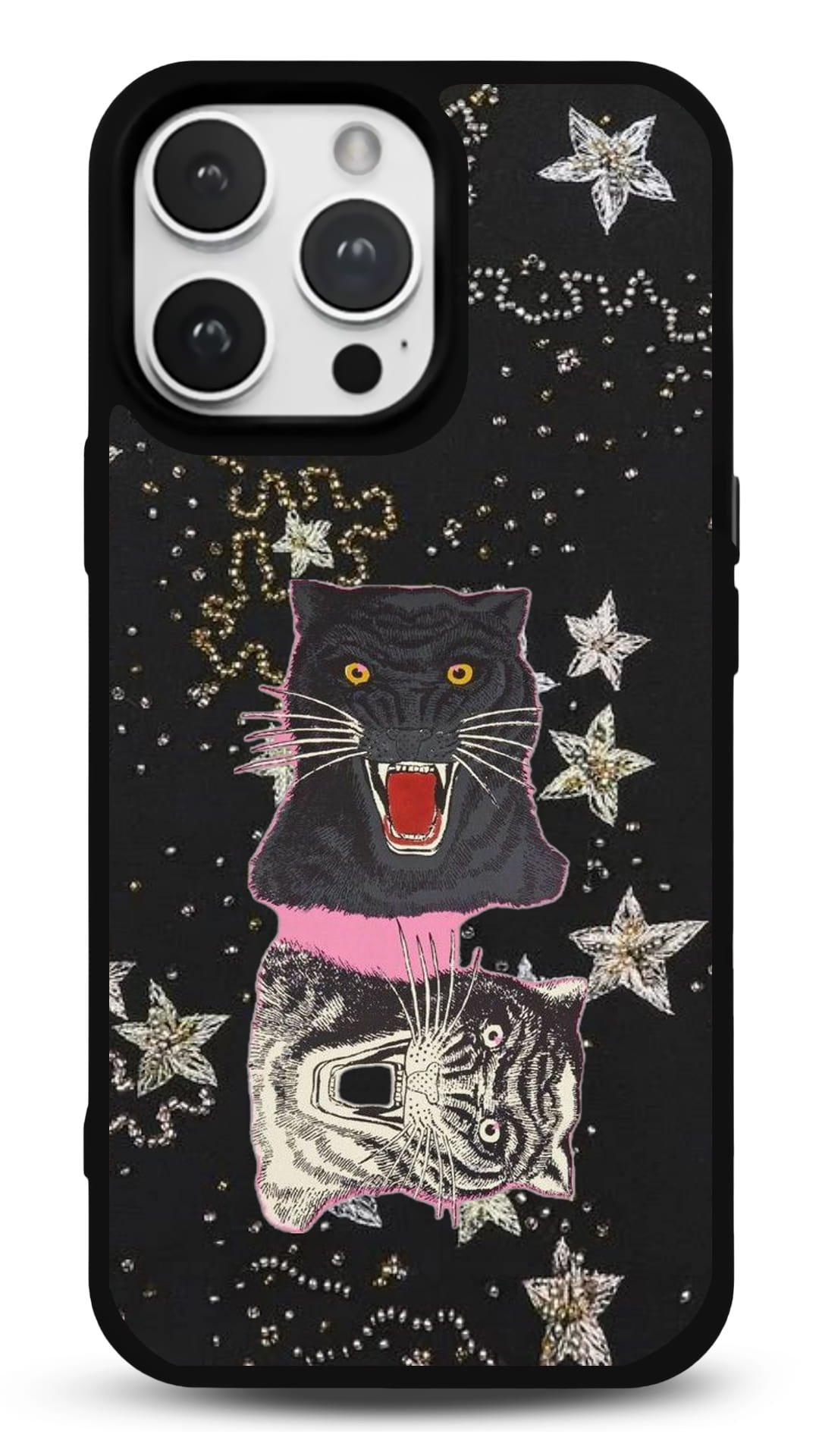 MDW-GS-109 Yıldızlı Panter Gloosy Telefon Kılıfı - Görsel 1