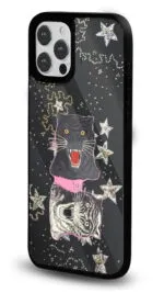 Yıldızlı Panter Gloosy Telefon Kılıfı - Görsel 2