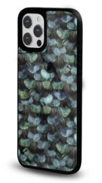 Tavus Kuşu Tüyü Gloosy Telefon Kılıfı - Görsel 2