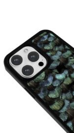 Tavus Kuşu Tüyü Gloosy Telefon Kılıfı - Görsel 3