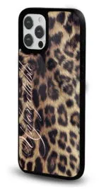Unforgettable Leopar Kürk Gloosy Telefon Kılıfı - Görsel 2