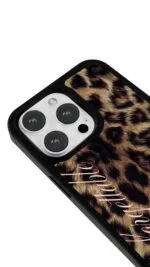 Unforgettable Leopar Kürk Gloosy Telefon Kılıfı - Görsel 3