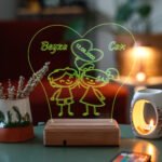 Kişiye Özel 3D Aşk Balonu 16 Renk Dekoratif Led Lamba