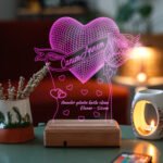 Anneler Günü Hediyesi 3D 16 Renk Gece Lambası