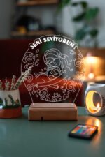 Anneler Günü Hediyesi 3D 16 RENK GECE LAMBASI