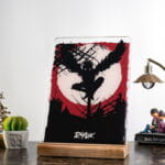 Death Note Ryuk Severlere Masa Süsü, masa üzerinde