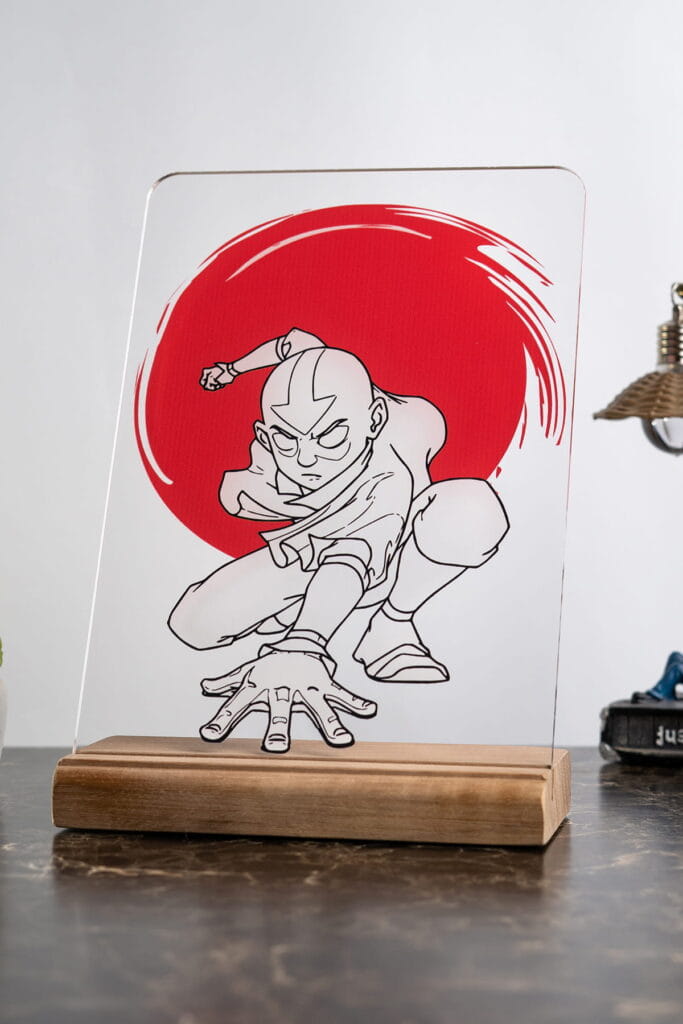 Avatar Aang Severlere Masa Süsü, masa üzerinde