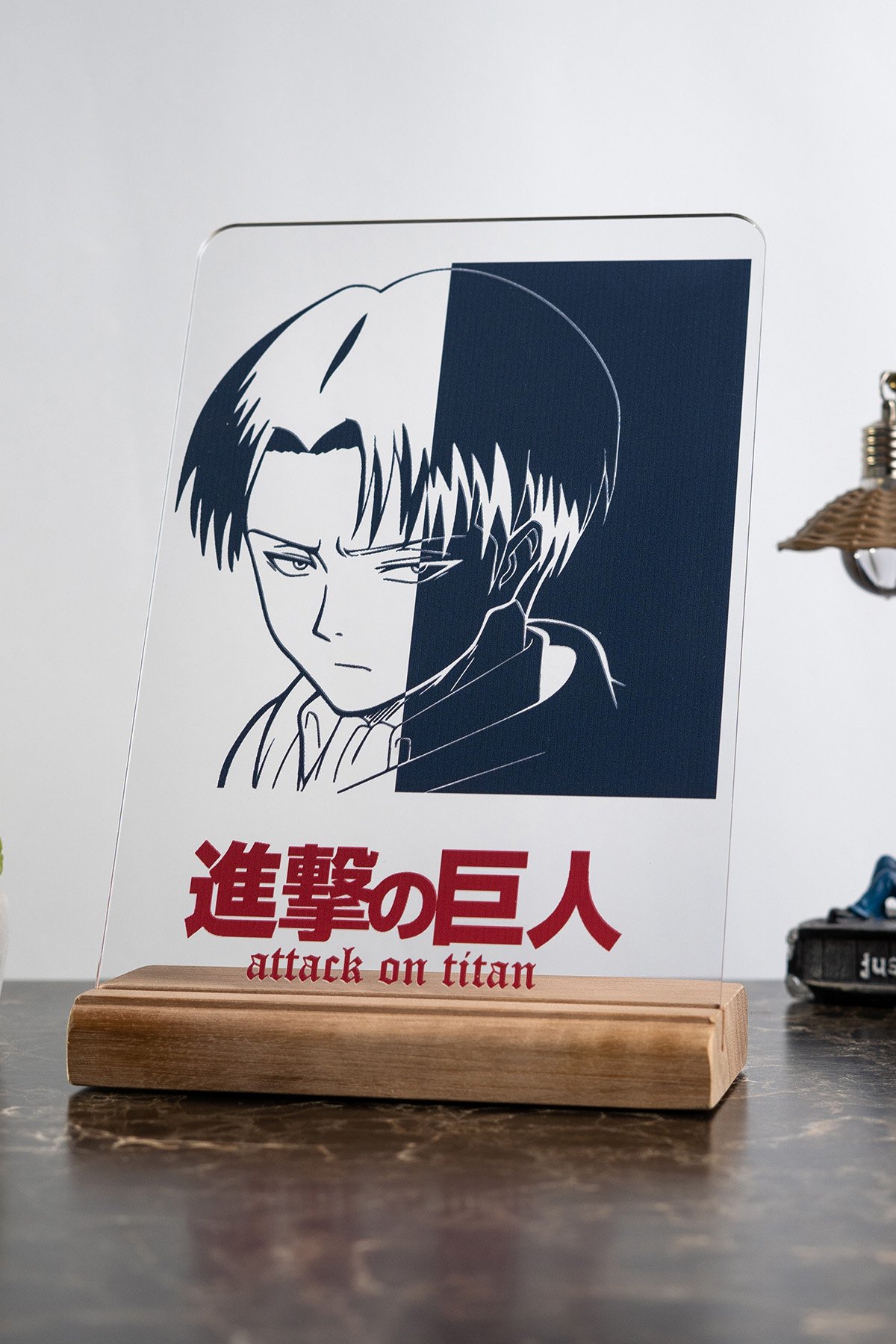 MDW-MS-023 Attack On Titan Levi Ackerman Severlere Masa Süsü - Görsel 1