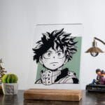 Deku Izuku Midoriya My Hero Academia Severlere Masa Süsü, masa üzerinde